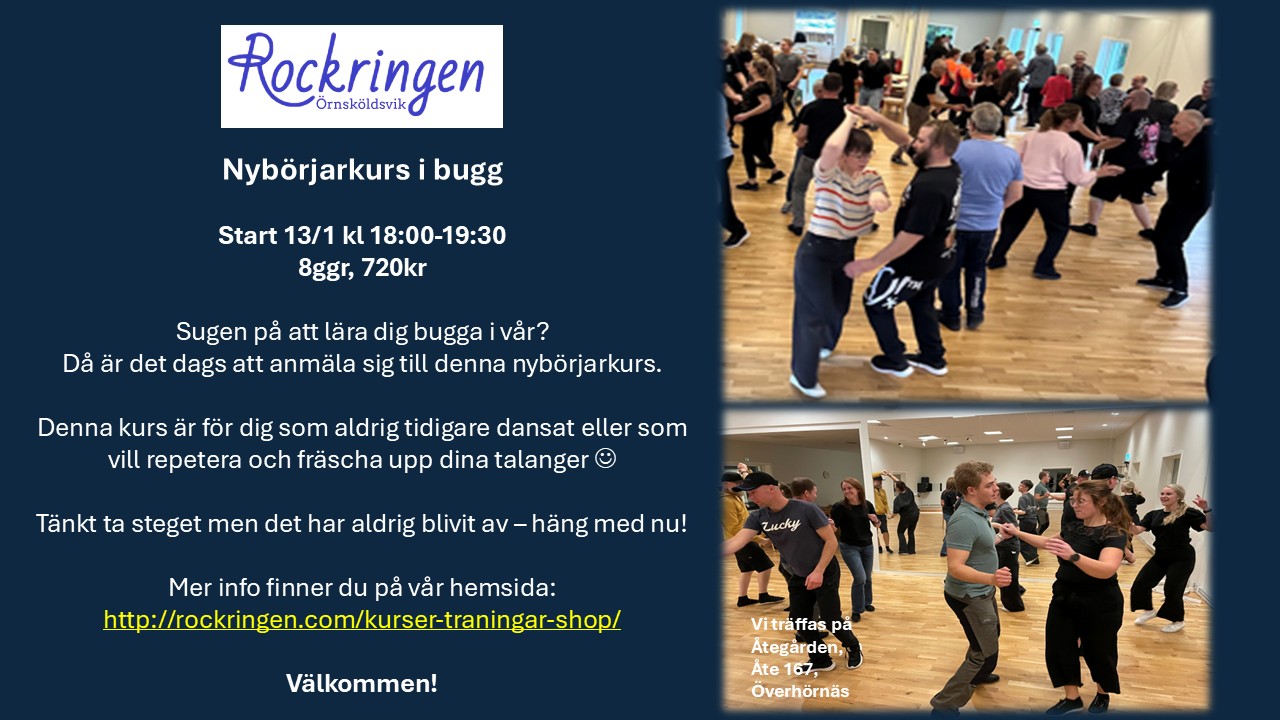 Nybörjarkurs i Bugg är nu öppen för anmälan!