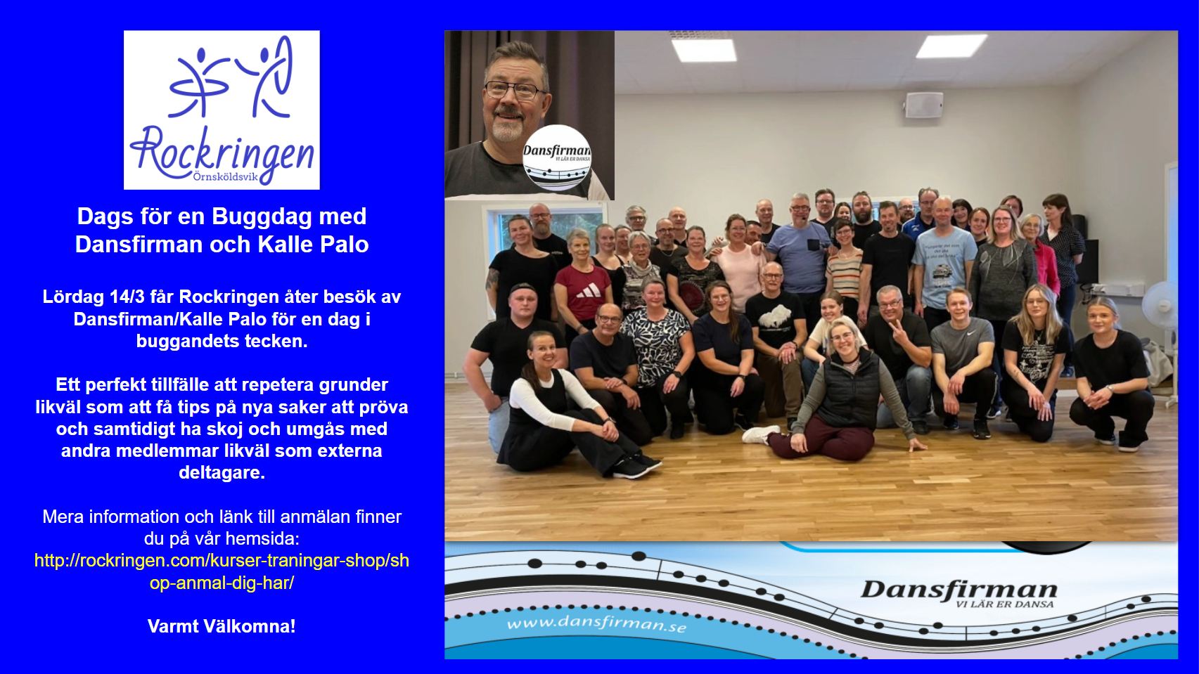 Dags för en Buggdag med Dansfirman och Kalle Palo